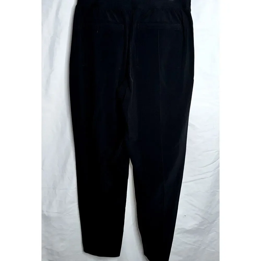 Athleta Womens Size 4 Black Elastic Waist Lounge Pant